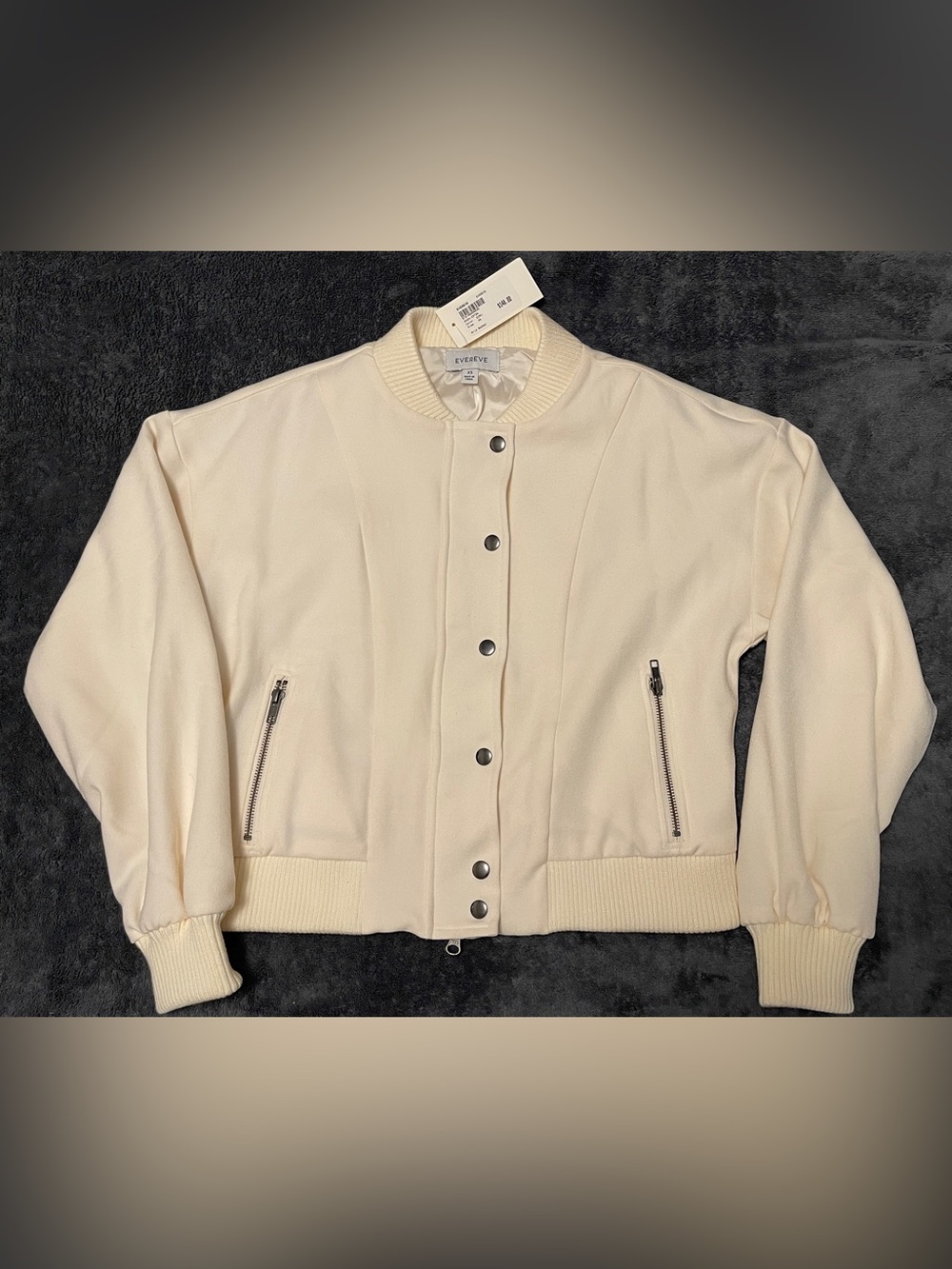 Evereve Arlo Bomber Jacket with Zipper Pockets